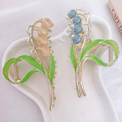 Lily Of The Valley Hair Clips