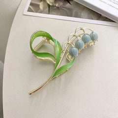 Lily Of The Valley Hair Clips