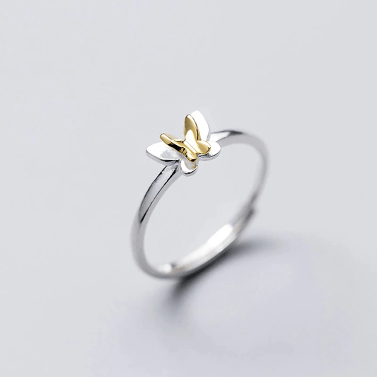 Minimal Butterfly Ring - Pura Jewels