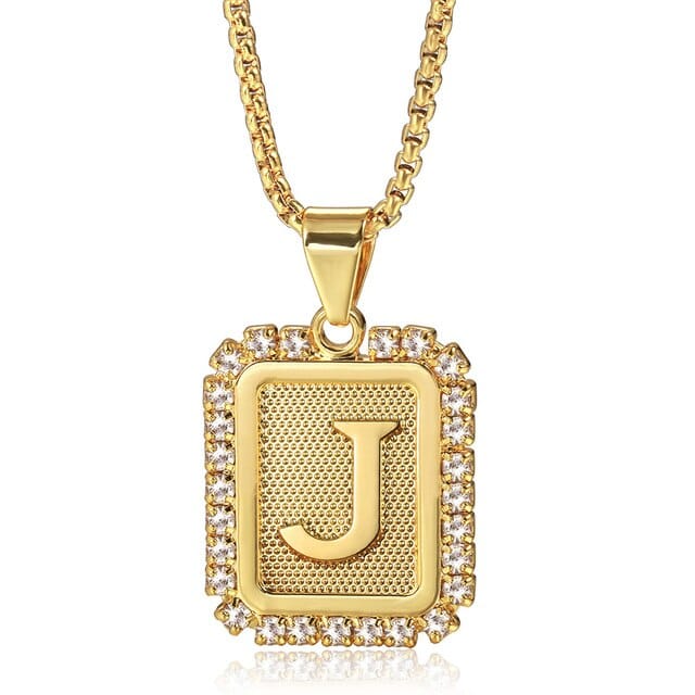 Sparkly Initial Necklace