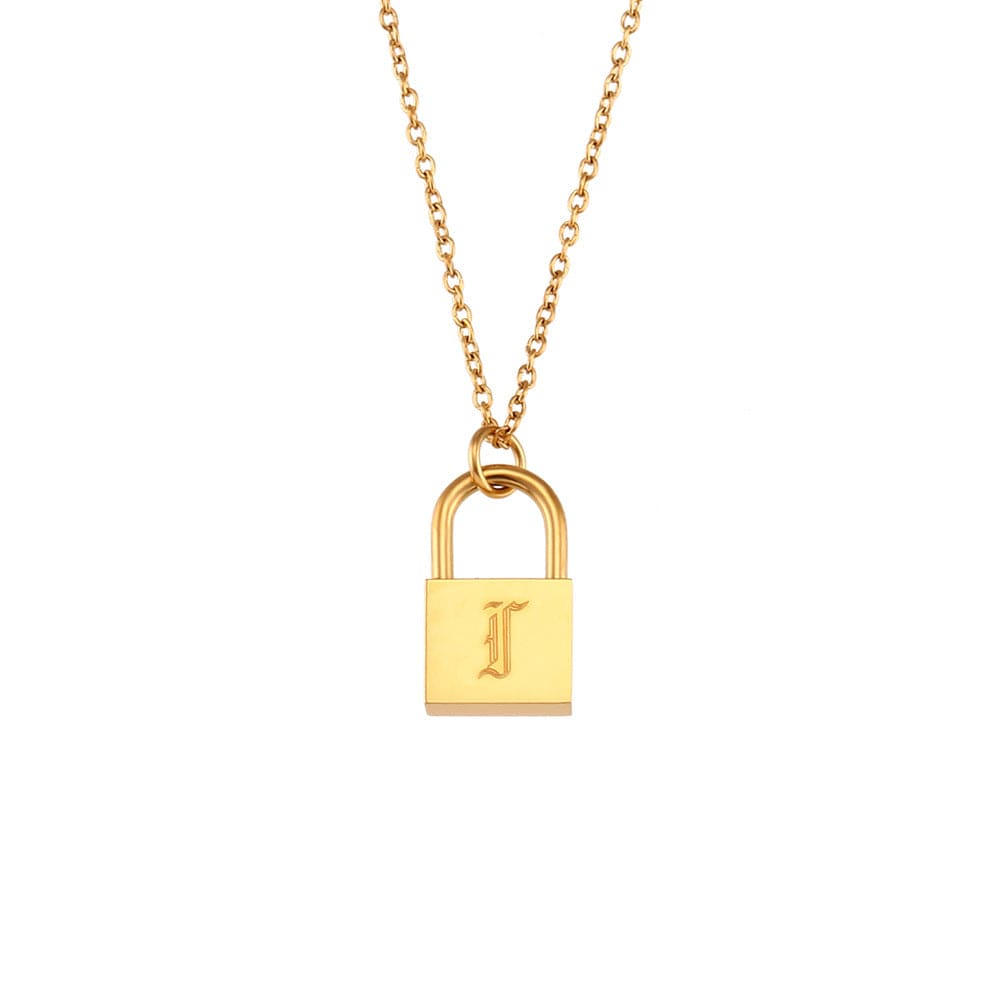 Locked With You Inital Necklace