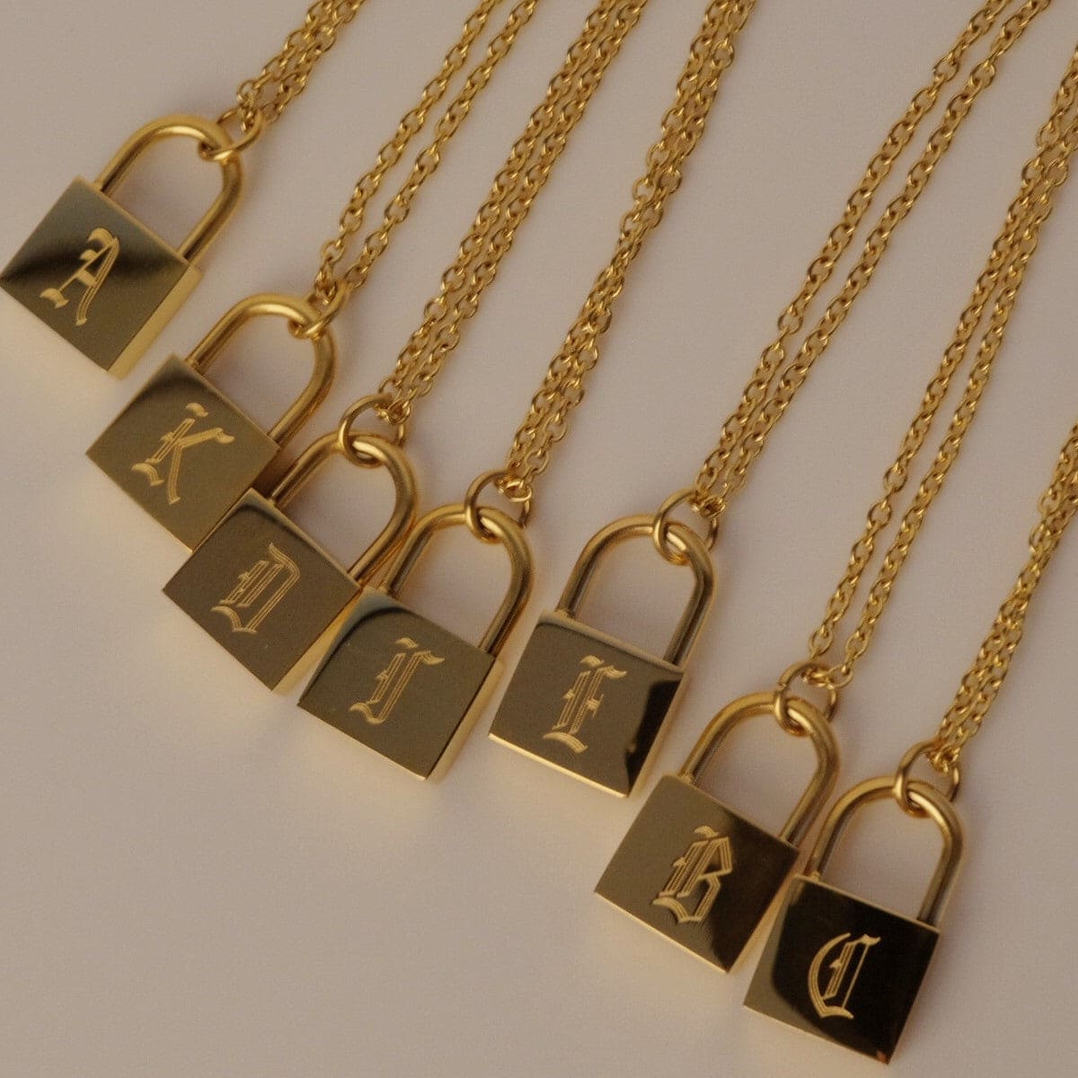 Locked With You Inital Necklace