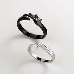 Divine Angel & Devil Couple Rings - Pura Jewels