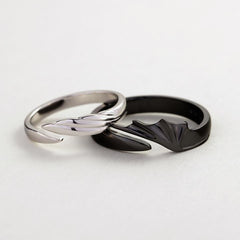 Divine Angel & Devil Couple Rings - Pura Jewels