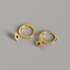 Evil Eye Earrings - Pura Jewels