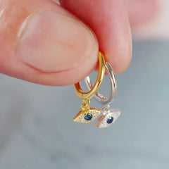 Evil Eye Earrings - Pura Jewels