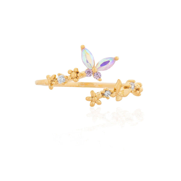 Teeny Tiny Butterfly Ring – Pura Jewels