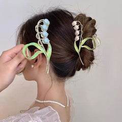 Lily Of The Valley Hair Clips