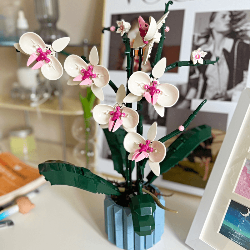 DIY Orchid Building Block Flowers - Pura Jewels