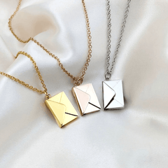 Envelope With Note Necklace