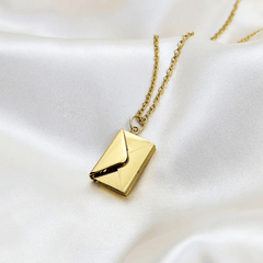 Envelope With Note Necklace