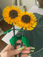 DIY Sunflower Building Blocks
