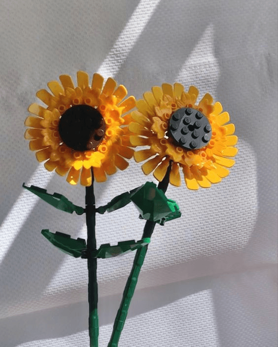 DIY Sunflower Building Blocks