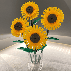 DIY Sunflower Building Blocks