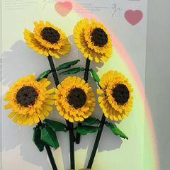 DIY Sunflower Building Blocks