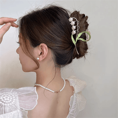 Lily Of The Valley Hair Clips