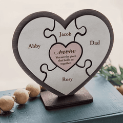Personalized Family Name Puzzle Mother's Day Gift