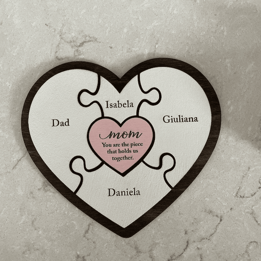 Personalized Family Name Puzzle Mother's Day Gift