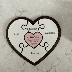 Personalized Family Name Puzzle Mother's Day Gift