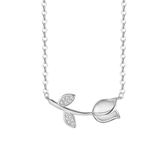 Tulip Necklace Silver - Pura Jewels