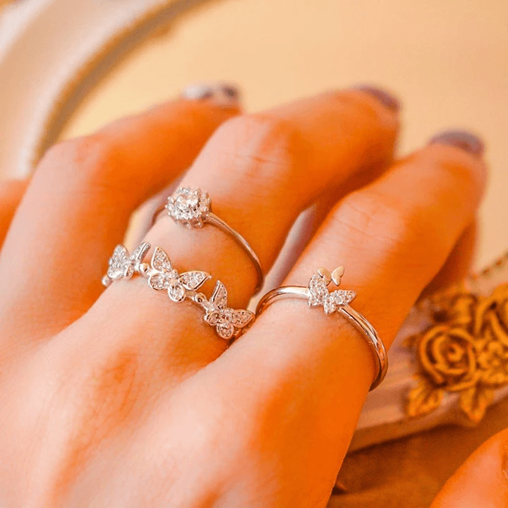 Butterfly Crown Ring - Pura Jewels