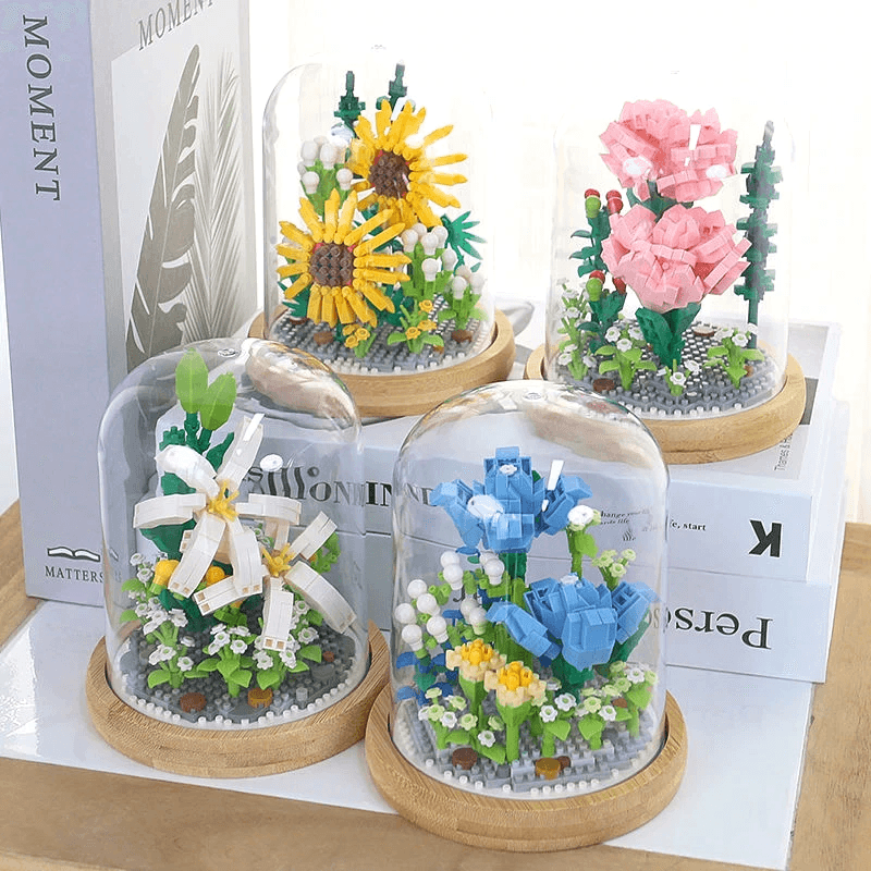 DIY Flower Building Bricks Set - Pura Jewels