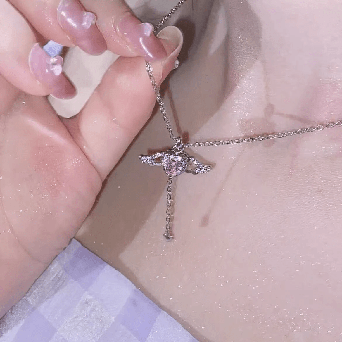 Cupid's Heart Necklace - Pura Jewels