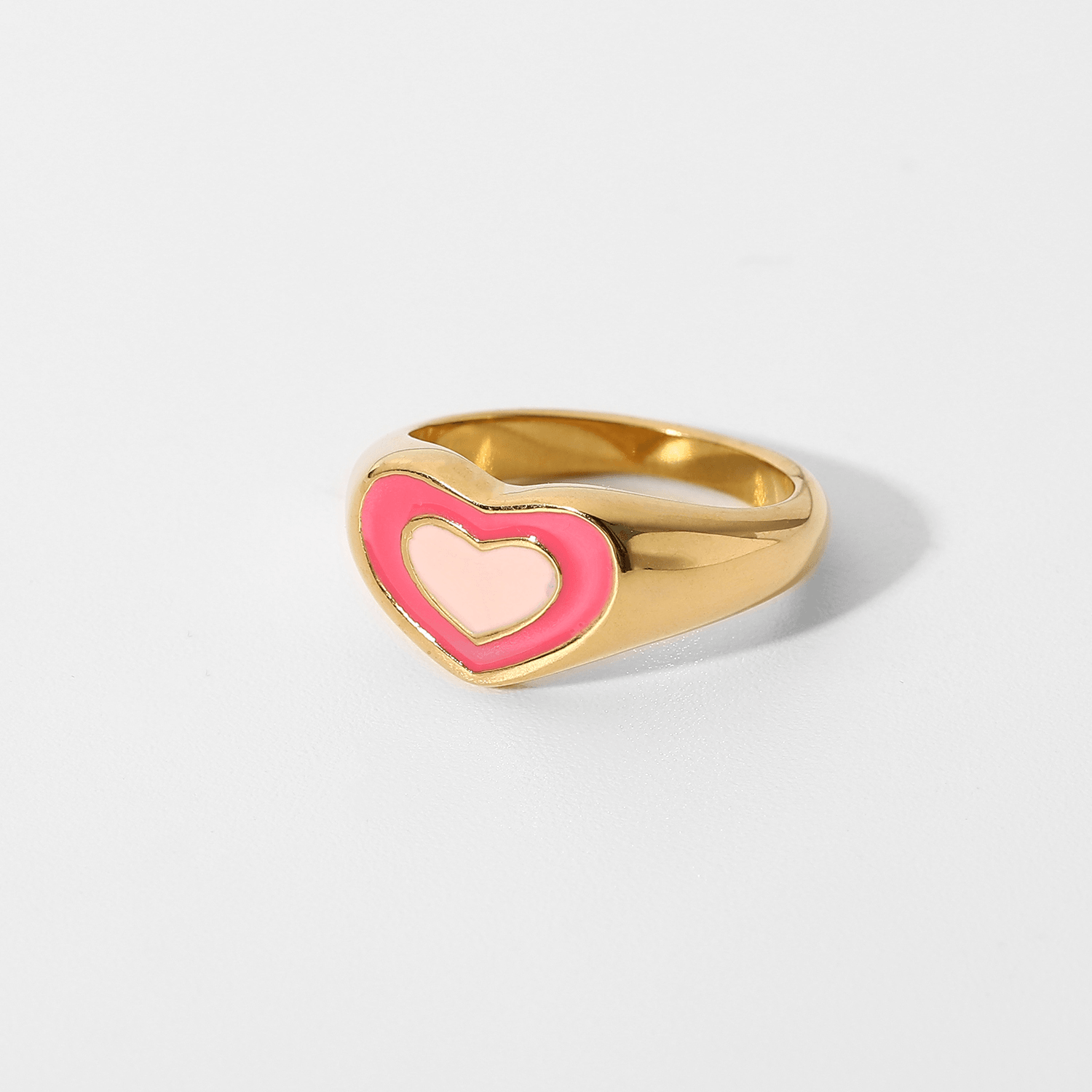 Bubble Gum Heart Ring - Pura Jewels