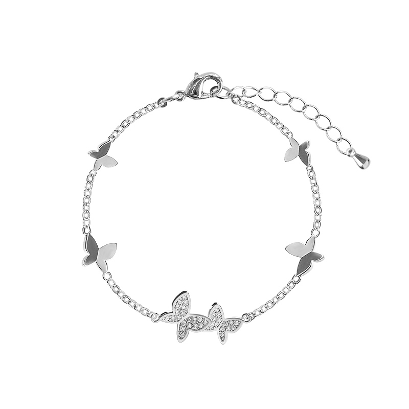 Enchanted Butterfly Bracelet Silver - Pura Jewels