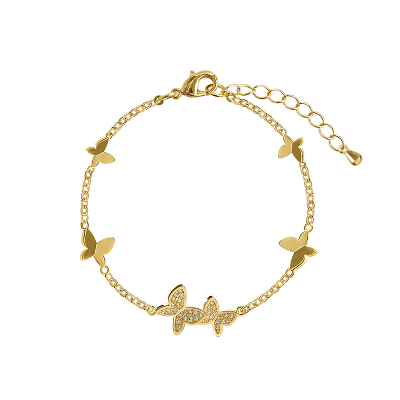 Enchanted Butterfly Bracelet Gold - Pura Jewels