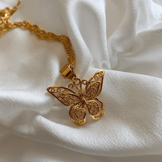 Poise Butterfly Necklace - Pura Jewels