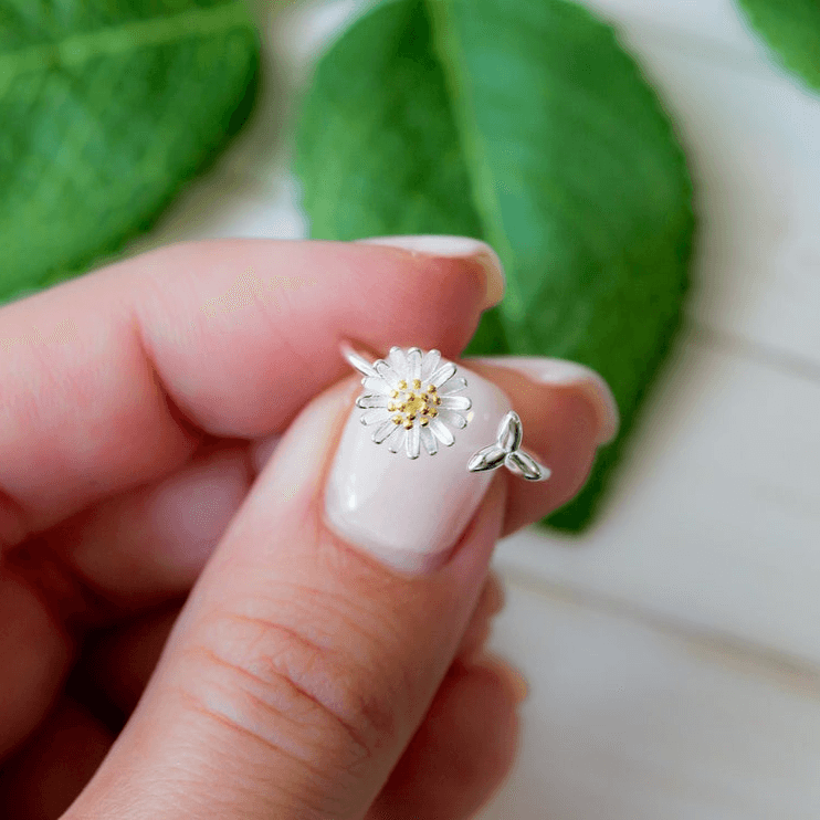 Daisy Flower Ring - Pura Jewels