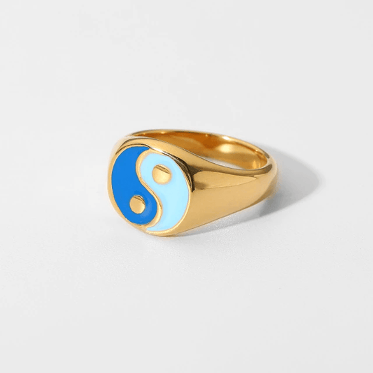 Iceberg Yin Yang Ring - Pura Jewels