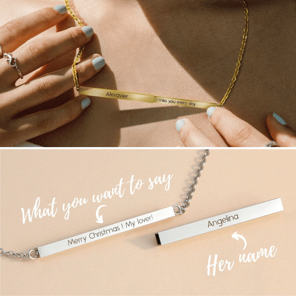 Custom Hidden Message Necklace - Pura Jewels
