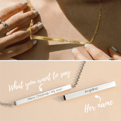 Custom Hidden Message Necklace - Pura Jewels
