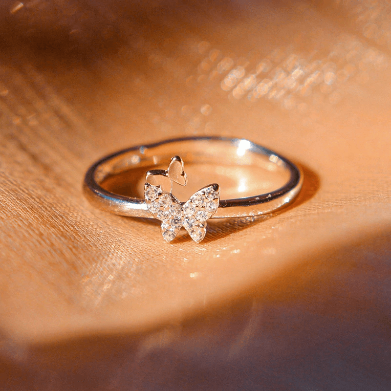 Dainty Butterfly Ring - Pura Jewels