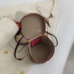 Chromatic Print Shoulder Purse