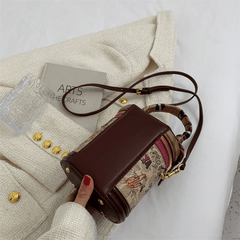 Chromatic Print Shoulder Purse