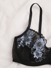 Black Floral Lingerie Set - Pura Jewels