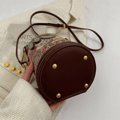 Chromatic Print Shoulder Purse
