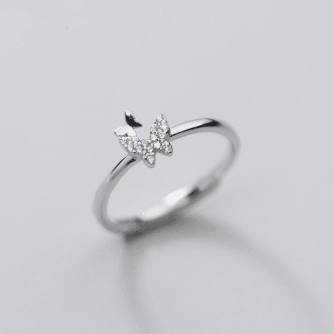 Dainty Butterfly Ring - Pura Jewels