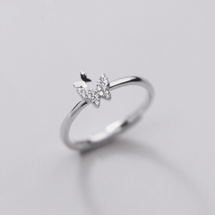 Dainty Butterfly Ring - Pura Jewels