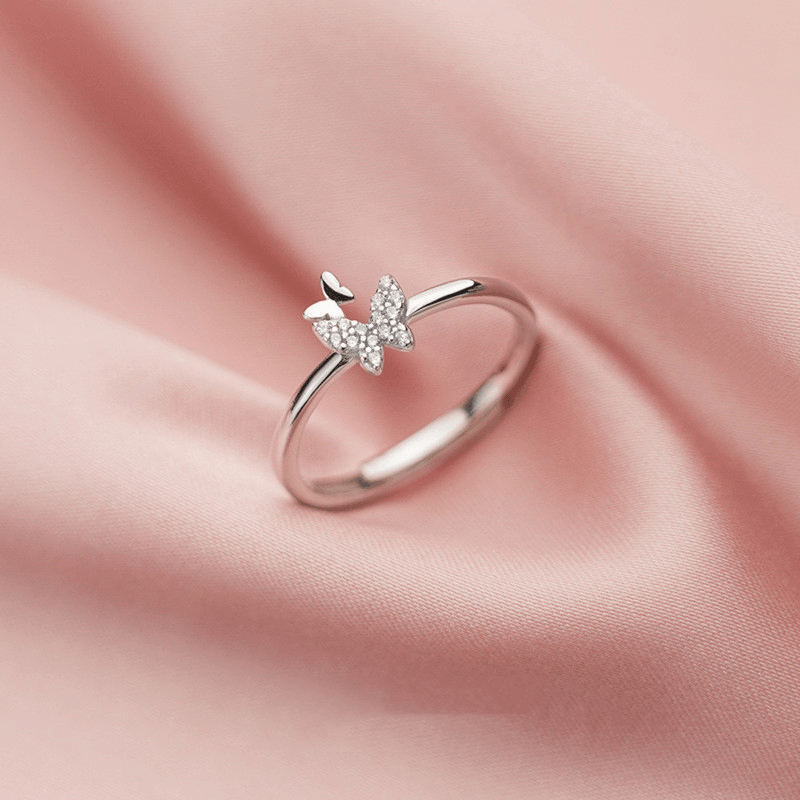 Dainty Butterfly Ring - Pura Jewels