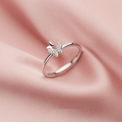 Dainty Butterfly Ring - Pura Jewels