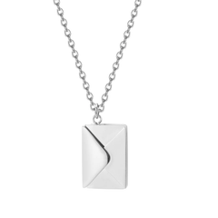 Custom Message Envelope Necklace - Pura Jewels