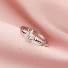 Dainty Butterfly Ring - Pura Jewels