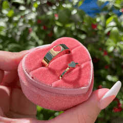 Heart Couple Rings - Pura Jewels