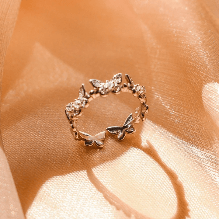 Butterfly Crown Ring - Pura Jewels
