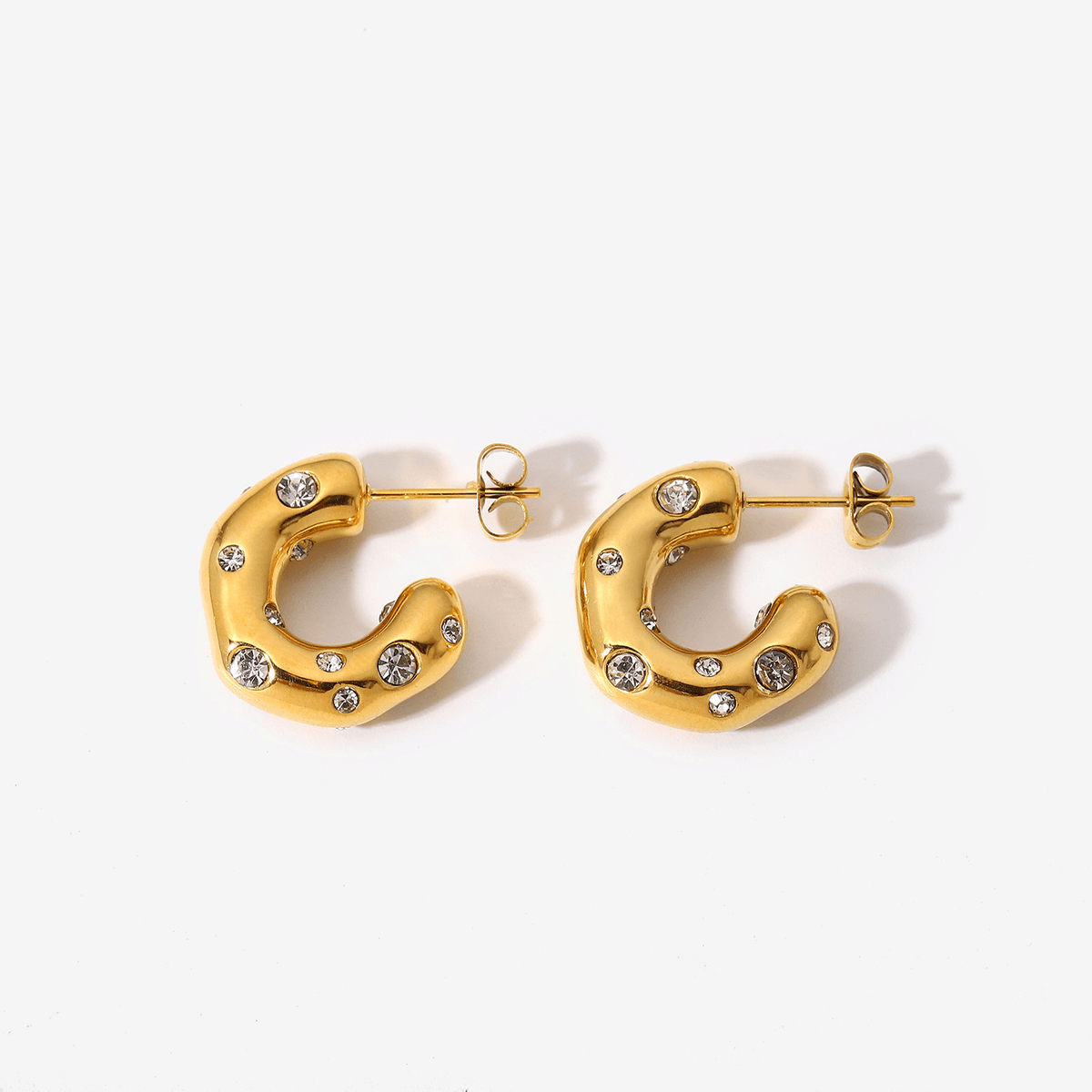 Starry Sky Earrings Gold - Pura Jewels