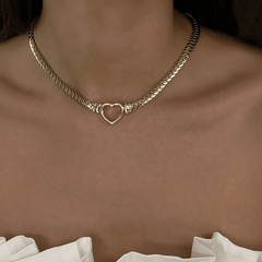 Heart of Gold Link Necklace